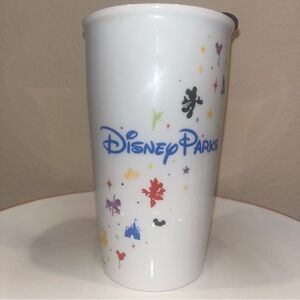 Starbucks Disney Parks 2015 Magic‎ Kingdom Ceramic Coffee Travel Mug 12oz.